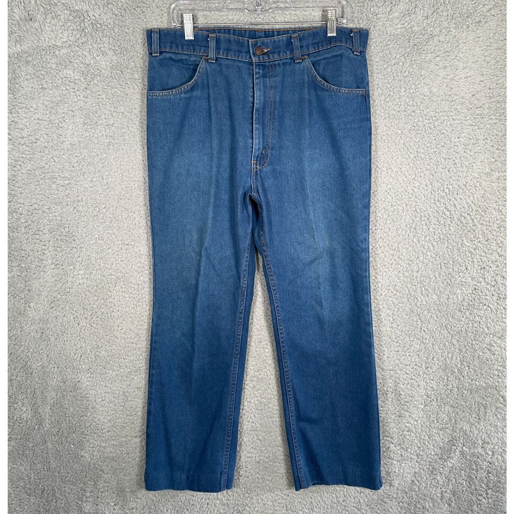 Vintage Levi's For Men With A Skosh Orange Tab Size Men's 34x28 Blue